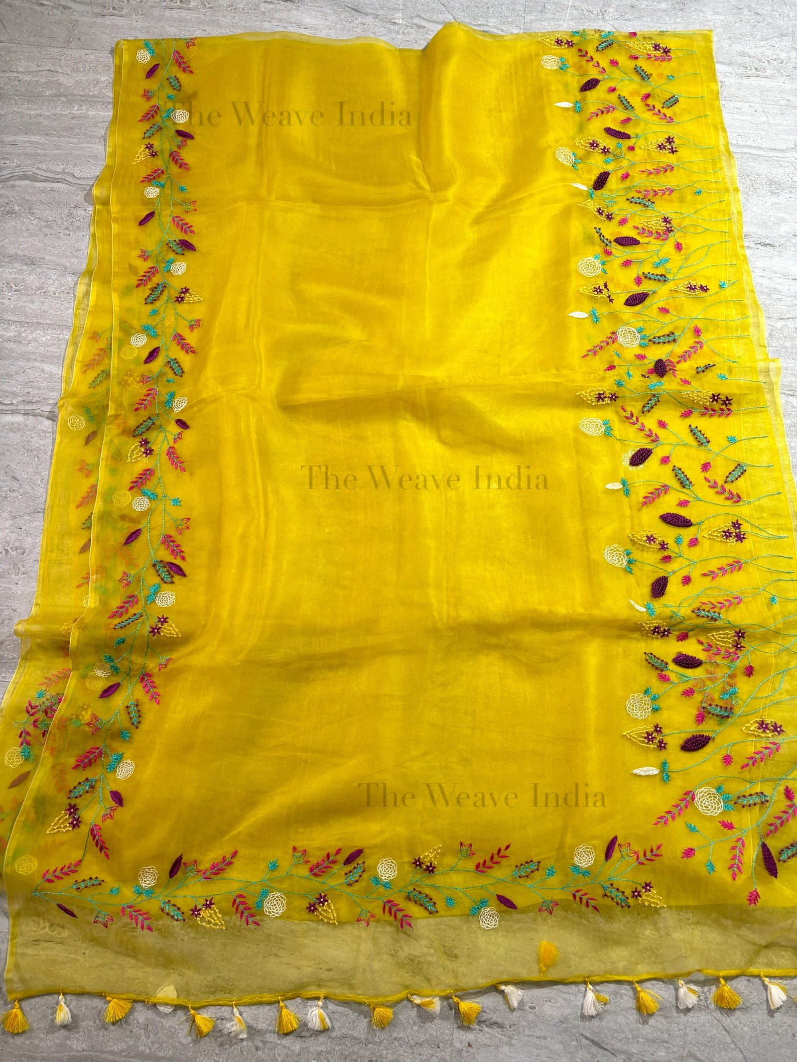 SunShine Pure Organza Saree - Image 3