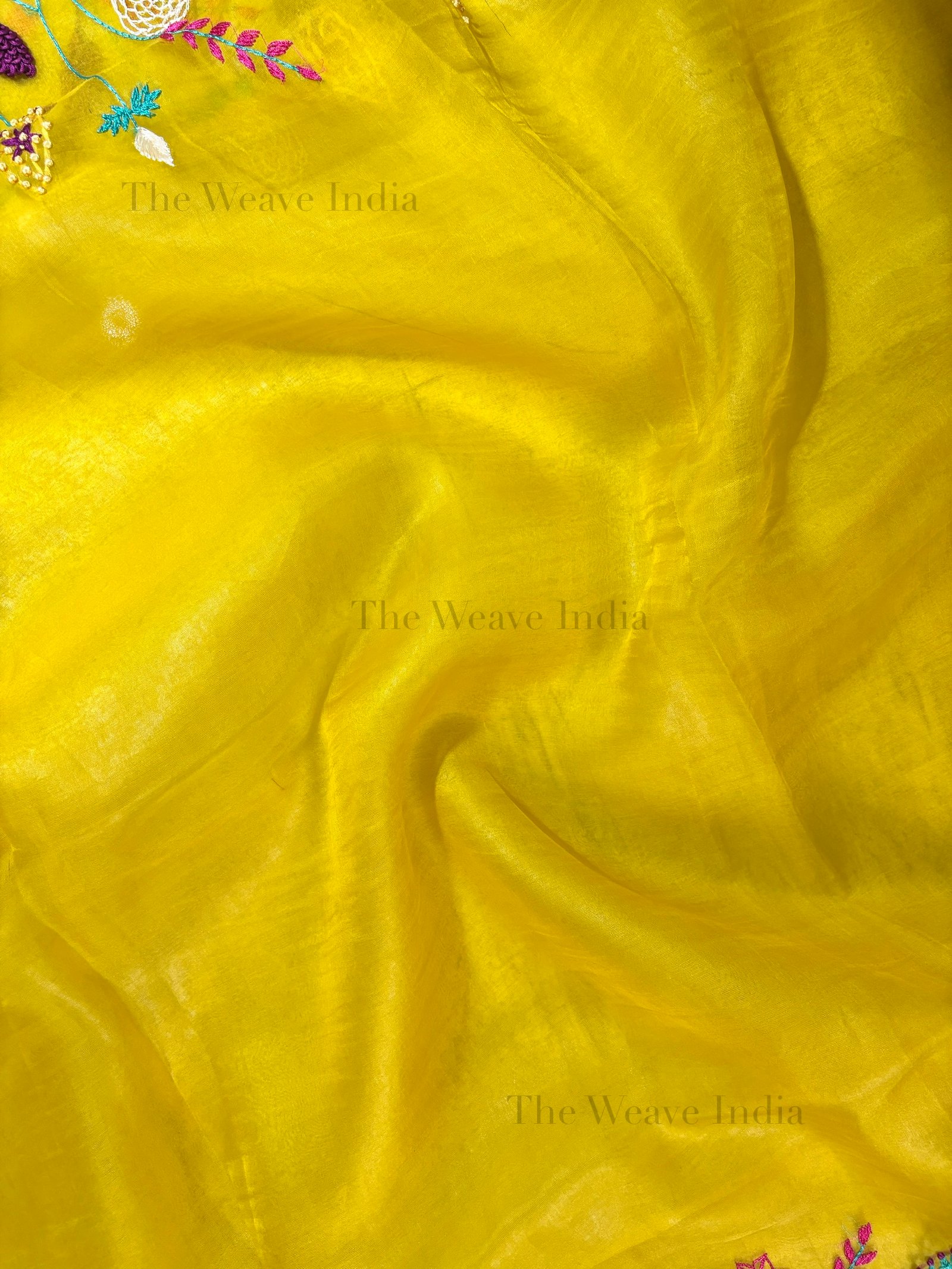 SunShine Pure Organza Saree - Image 5