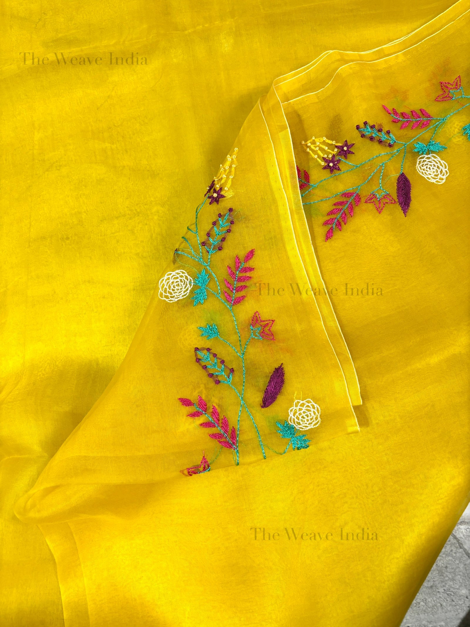 SunShine Pure Organza Saree - Image 7